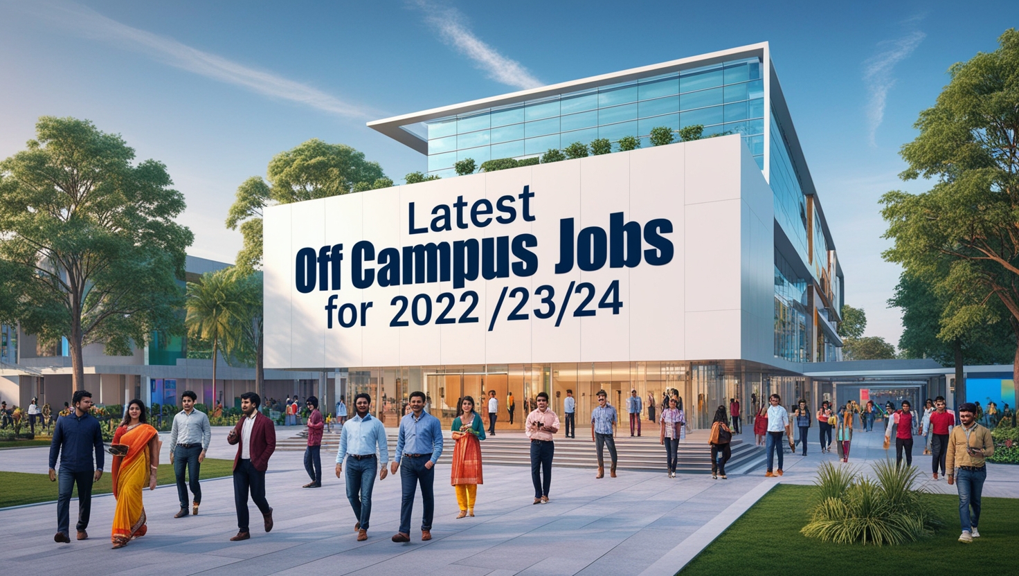 Latest OffCampus Jobs in India Freshers 2022, 2023, 2024 Batch