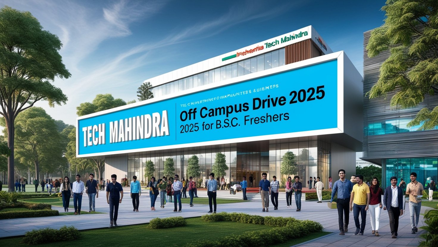 Tech Mahindra Off Campus Drive for B.Sc Freshers - placementdriveinsta.in
